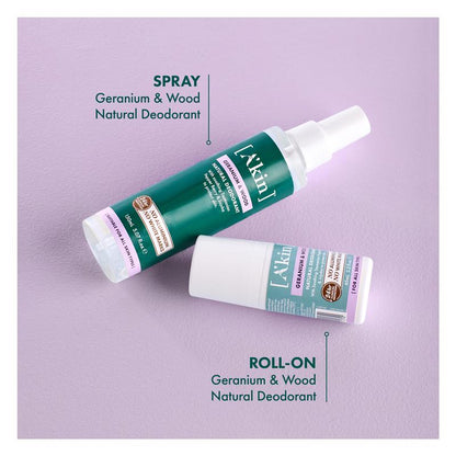 Akin Geranium & Wood Deodorant Spray 150ml