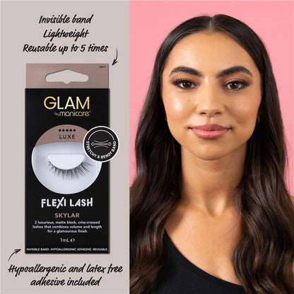 Glam By Manicare Skylar Flexi Lashes Luxe