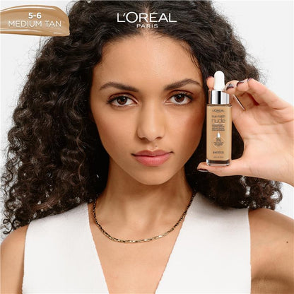L'Oreal Paris True Match Nude Plumping Tinted Serum 5-6 Medium Tan