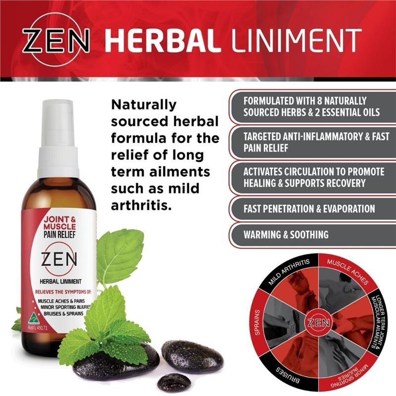 Zen Herbal Gel 75g - Natural Pain Relief & Inflammation Reduction
