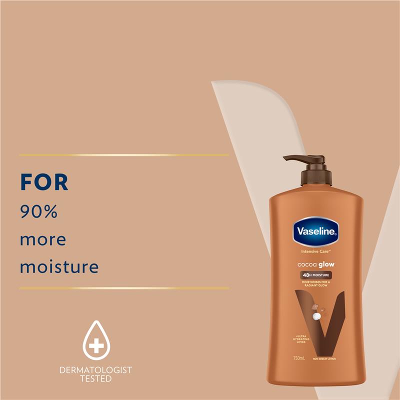 Vaseline Intensive Care Body Lotion Cocoa Glow 750ml