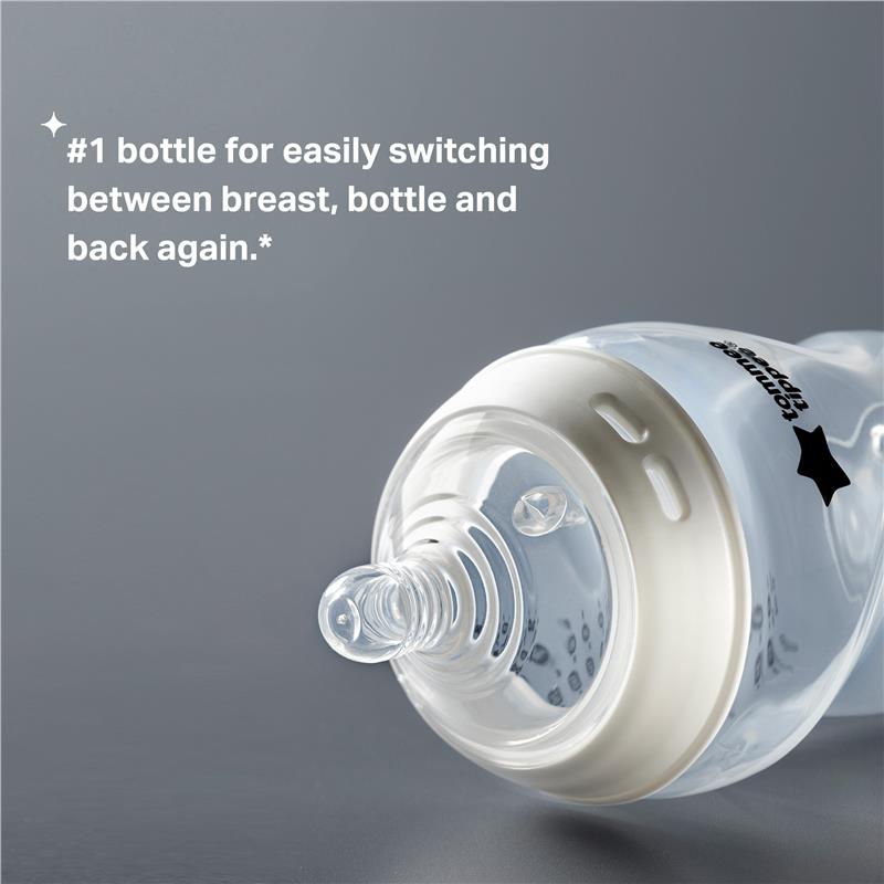 Tommee Tippee Natural Start 150ml PP Bottles - 2 Pack for Easy Transition