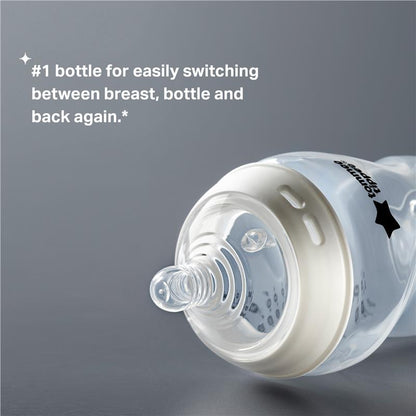 Tommee Tippee Natural Start 150ml PP Bottles - 2 Pack for Easy Transition