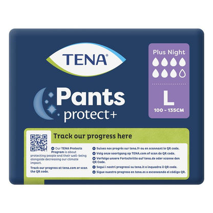 Tena Night Incontinence Pants - Large, 12 Pants, Dermatologist Tested