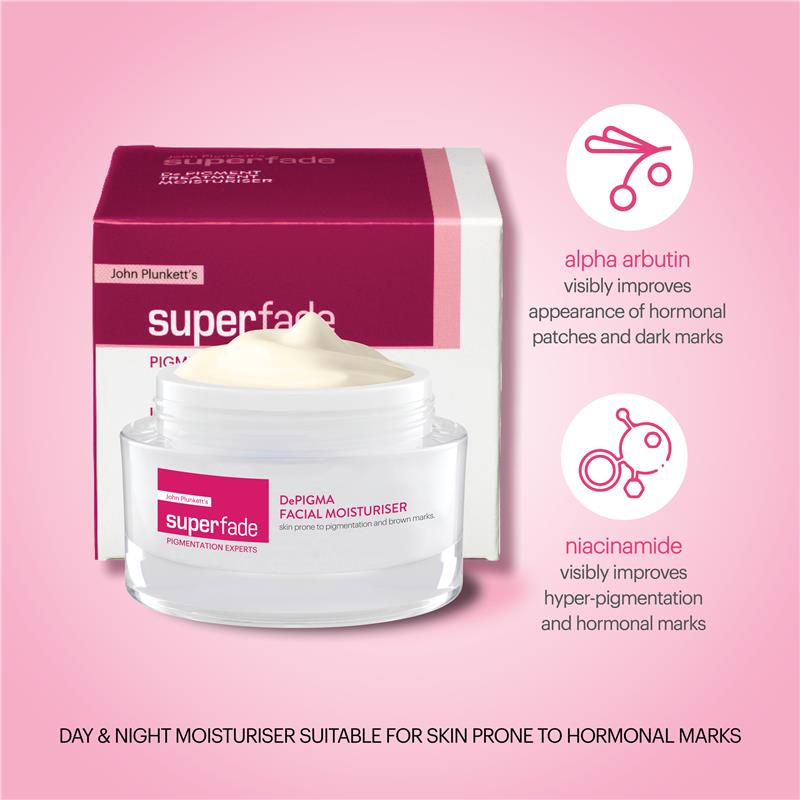 John Plunketts SuperFade De Pigment Treatment Moisturiser 50g