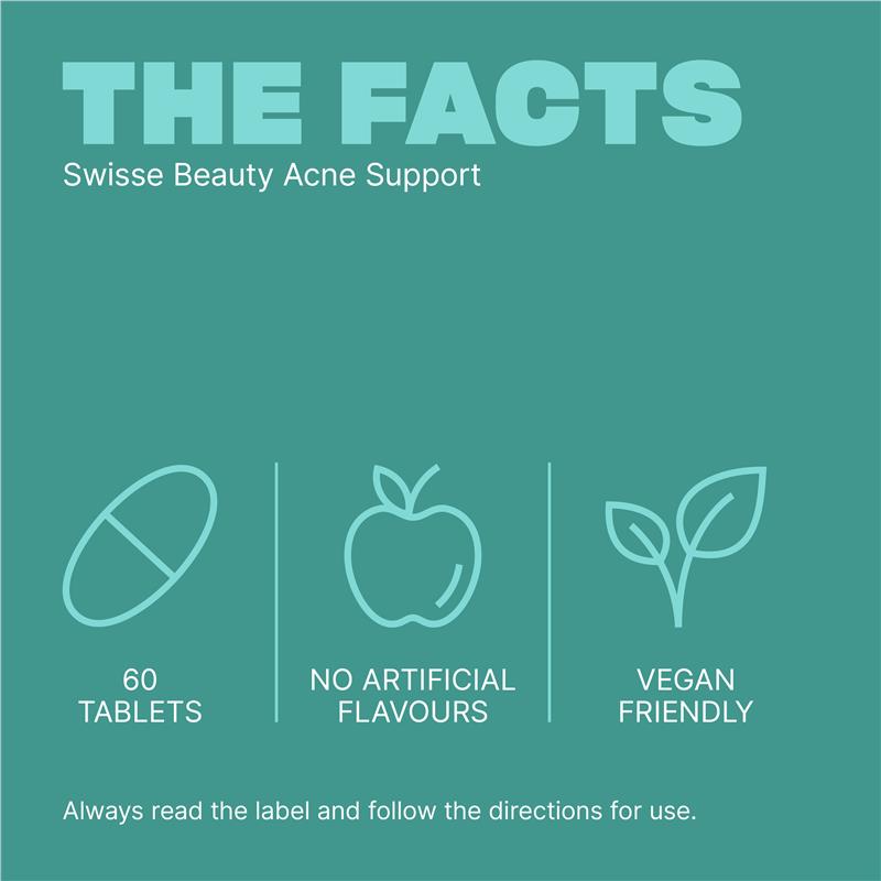 Swisse Beauty Acne Support 60 Tablets