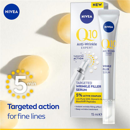 NIVEA Q10 Anti-Wrinkle Expert Targeted Wrinkle Filler Serum 15ml