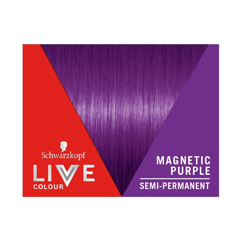 Schwarzkopf LIVE Colour Magnetic Purple Semi Permanent 75ml