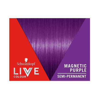 Schwarzkopf LIVE Colour Magnetic Purple Semi Permanent 75ml