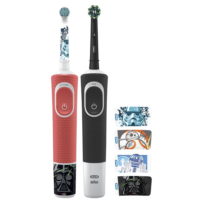 Oral B Power Toothbrush Pro 100 Frozen/Star Wars Pack - Fun and Effective Oral Care for Kids