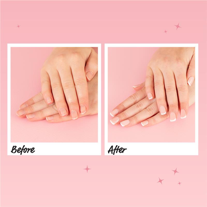Glam By Manicare Press On Nails French Pink Medium Square French Kit