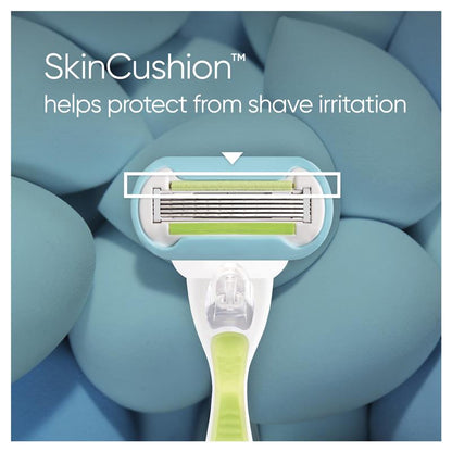 Gillette Venus Extra Smooth Women's 5-Blade Razor Refills, 4- Blades