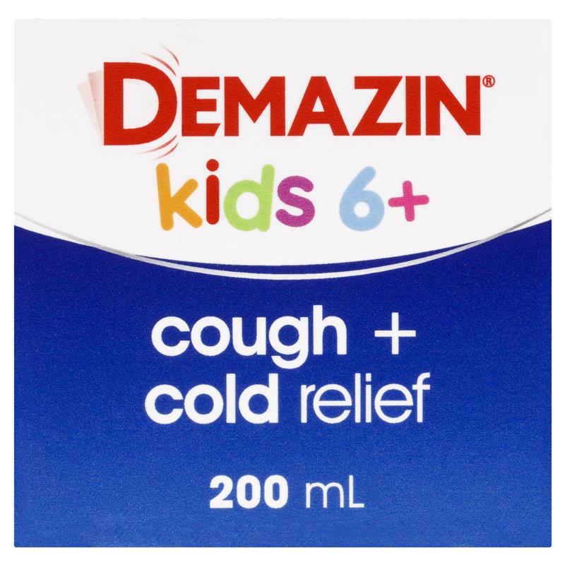 Demazin Kids 6+ Cough + Cold Relief 200ml