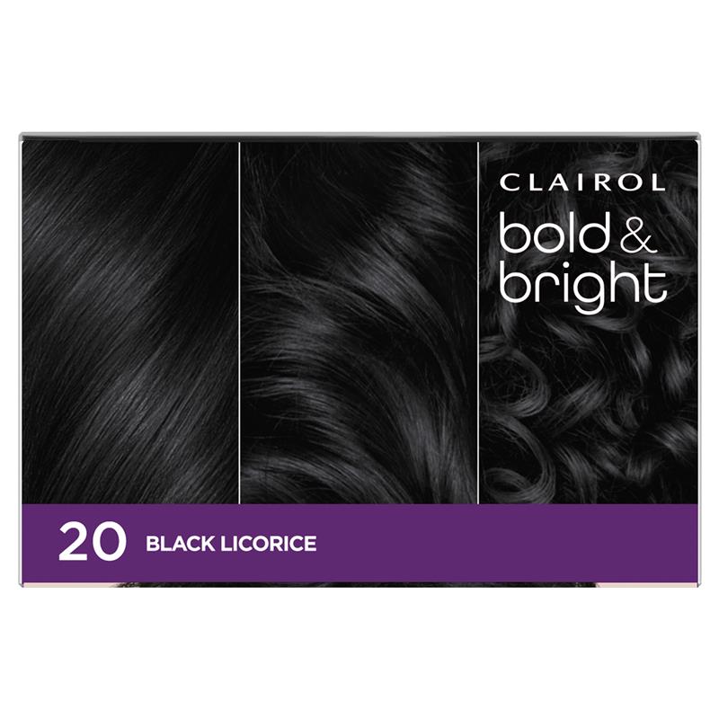 Clairol Bold & Bright Permanent Hair Colour 20 Midnight Black