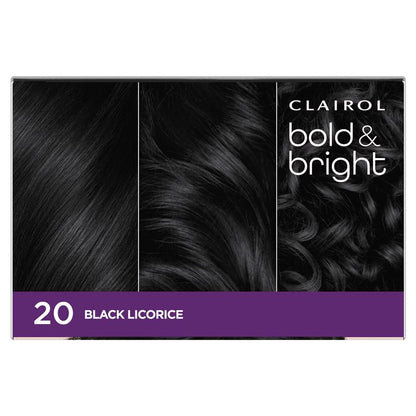Clairol Bold & Bright Permanent Hair Colour 20 Midnight Black