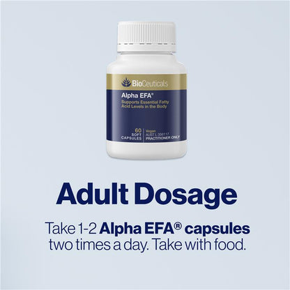 Bioceuticals Alpha EFA 60 Soft Capsules