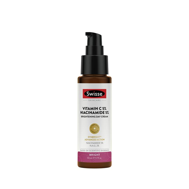 Swisse Skincare Vitamin C 5% Niacinamide 5% Brightening Day Cream 50ml