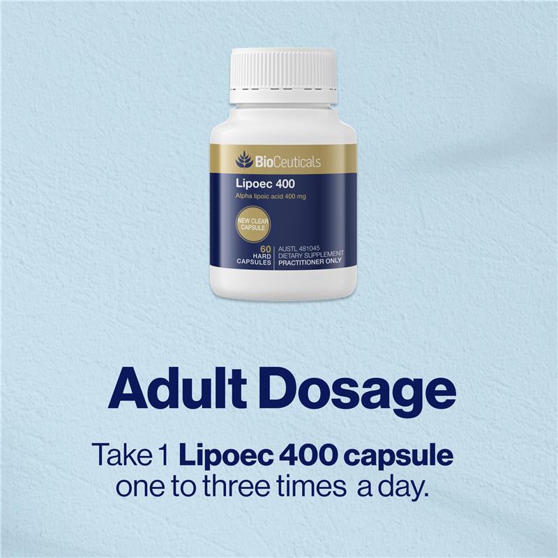 BioCeuticals Lipoec 400 60 Capsules