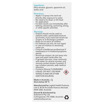 BioRevive Dry Ears Swimmers Ear Prevention Spray 30ml