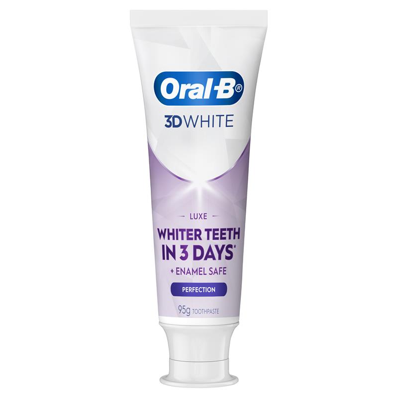 Oral-B 3D White Luxe Perfection Whitening Toothpaste 95g - Mint Flavor