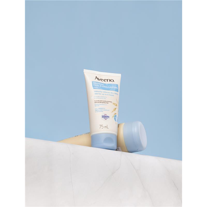 Aveeno Dermexa Fast Long Lasting Balm - Fragrance Free - 75ml