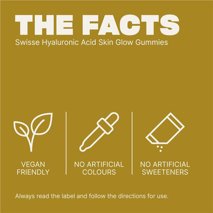 Swisse Beauty Hyaluronic Acid Skin Glow Gummies 40 Pack