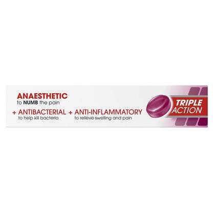 Difflam Plus Anaesthetic Sugar Free Wild Berry Lozenges - 16 Count