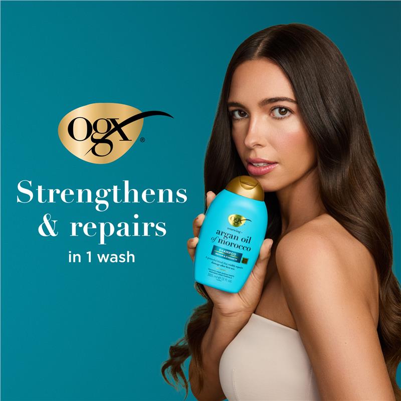 Ogx Renewing + Repairing & Shine Argan Oil of Morocco Shampoo For Dry & Damaged Hair 385mL