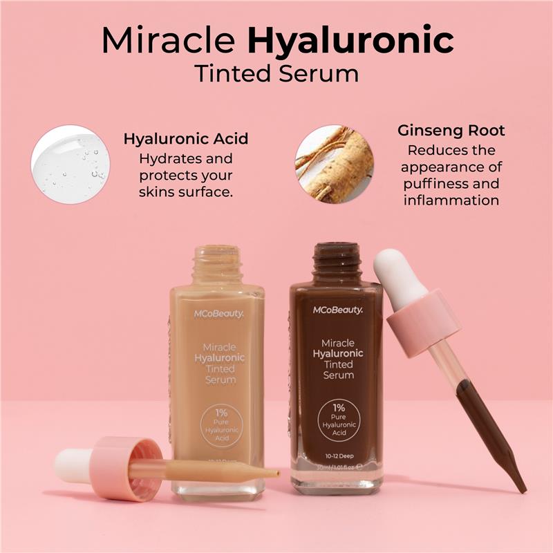 MCoBeauty Miracle Hyaluronic Tinted Serum 5-6 Medium/Tan