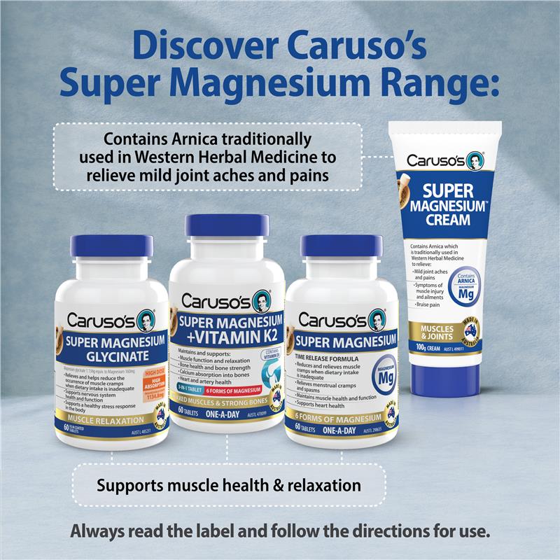 Carusos Super Magnesium Powder Lemon/Lime 250g
