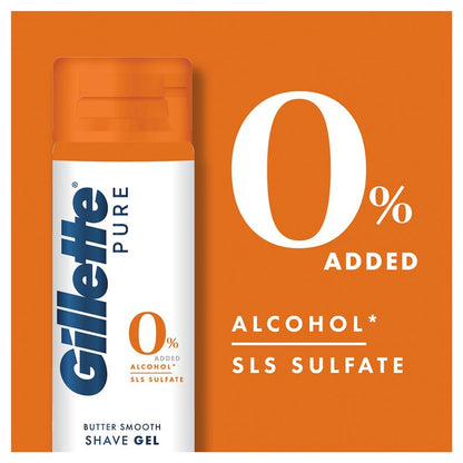 Gillette Pro Skin Hydrating Shave Gel with Shea Butter - 195g