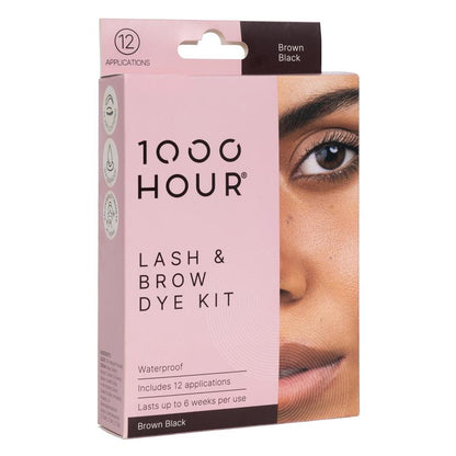 1000 Hour Eyelash & Brow Dye Kit Brown/Black