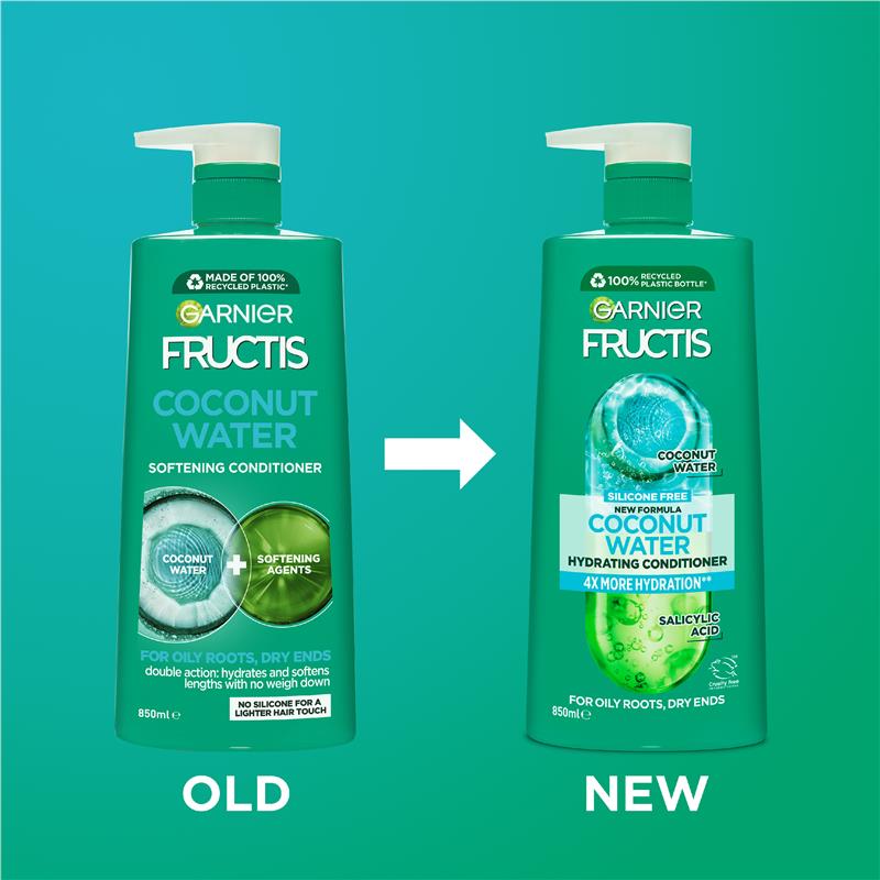 Garnier Fructis Coconut Water Conditioner 850ml