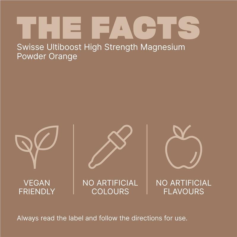 Swisse High Strength Magnesium Powder Orange 180g