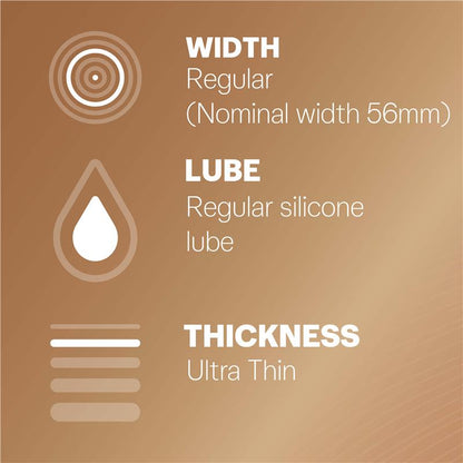 Durex Invisible Regular Condoms 20 Pack