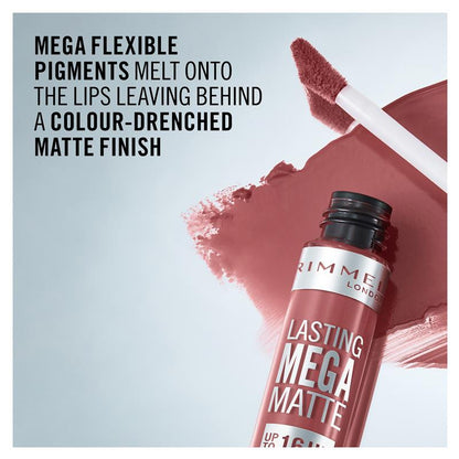 Rimmel London Mega Matte Liquid Lip 210 Rose & Shine
