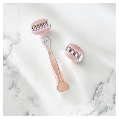 Gillette Venus Comfort Glide White Tea Razor Handle + 2 Blade Refills