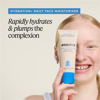 Essano Hydration Daily Facial Moisturiser with Rosehip and Hyaluronic Acid Tube 100ml