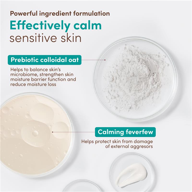 Aveeno Face Calm and Restore Nourishing Oat Cleanser - 200ml