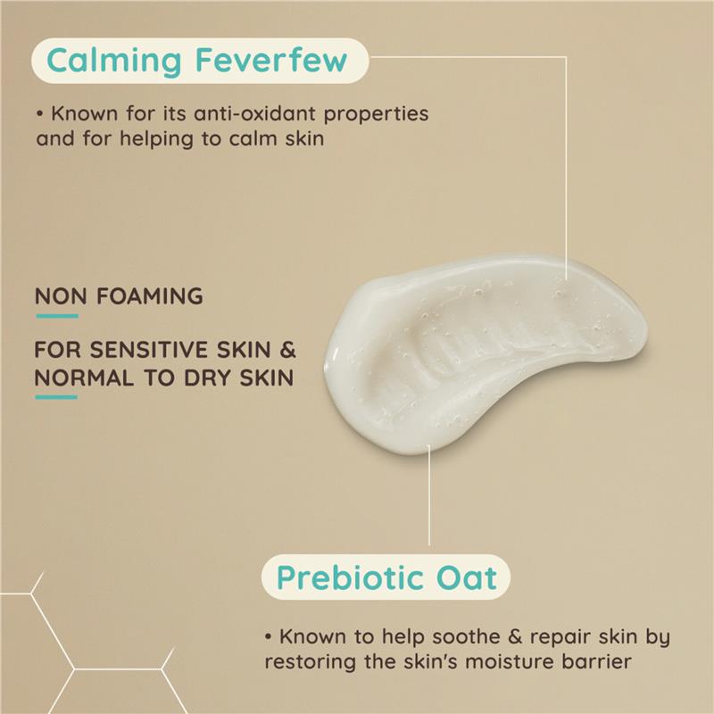 Aveeno Face Calm and Restore Nourishing Oat Cleanser 200ml