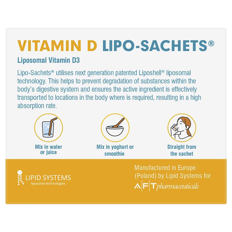 Lipo-Sachets Vitamin D Melon 5g 30 Sachets