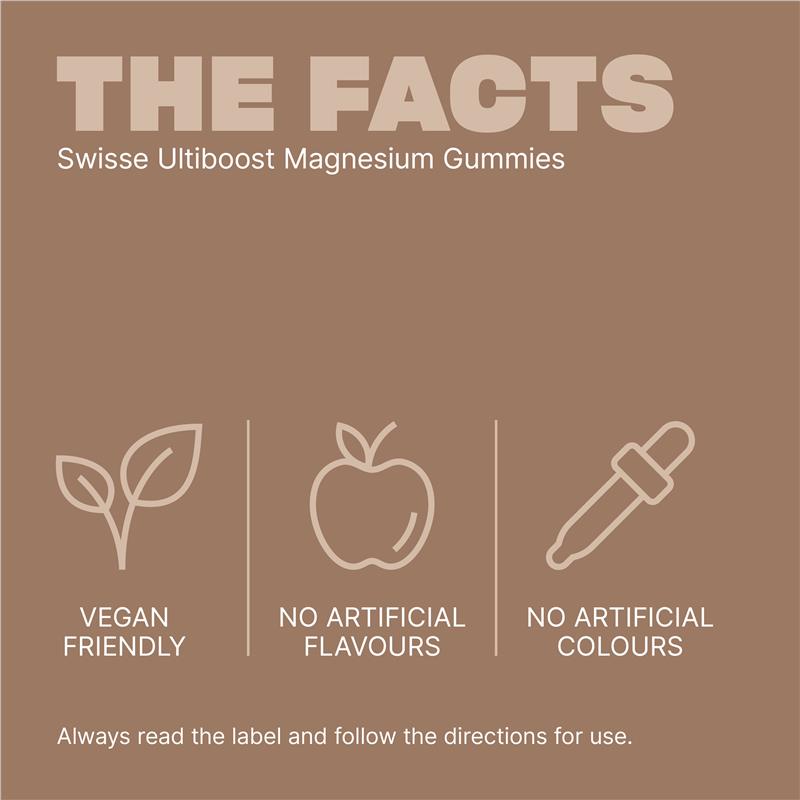 Swisse Ultiboost Magnesium Gummies 60 Pack