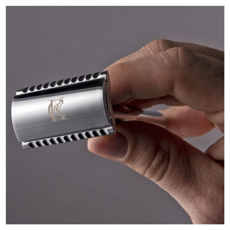 King C Gillette Double Edge Safety Razor + 5 Razor Blades - Ultimate Shaving Experience