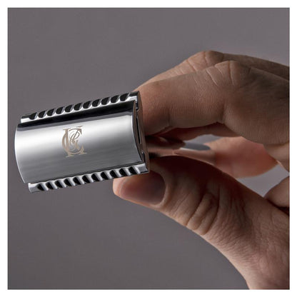 King C Gillette Double Edge Safety Razor + 5 Razor Blades - Ultimate Shaving Experience
