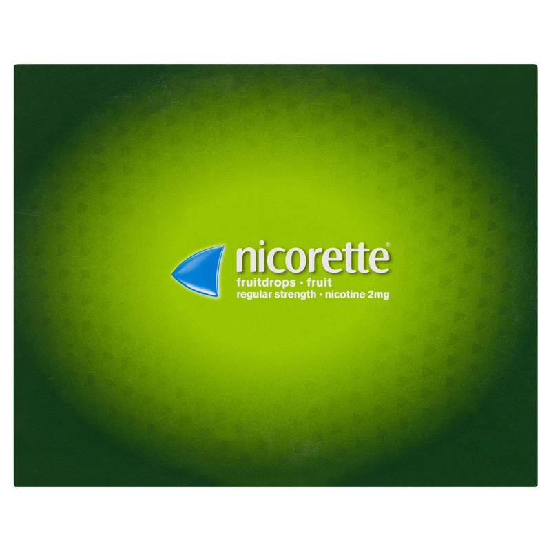 Nicorette Quit Smoking Regular Strength Nicotine Lozenge Fruitdrops - 8 x 20 Pack