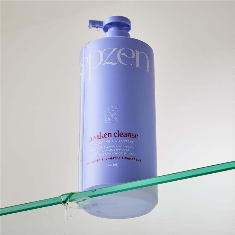Epzen Awaken Cleanse Hydrating Body Wash 750mL