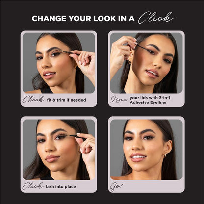 Glam By Manicare Pro Magnetic Infused Jourdan Lashes Length