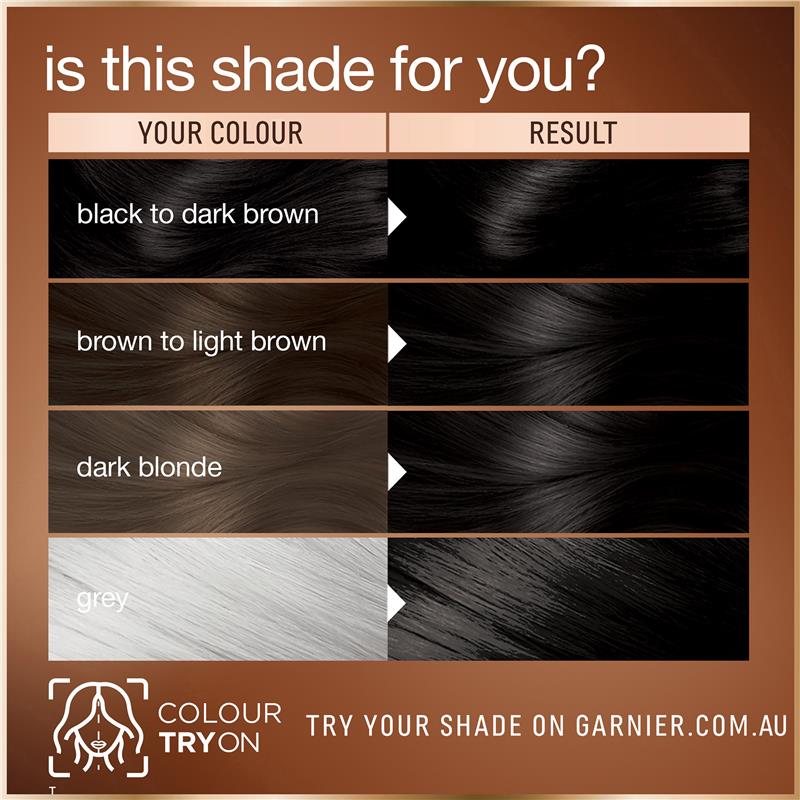 Garnier Good Hair Colour 2.0 Truffle Soft Black