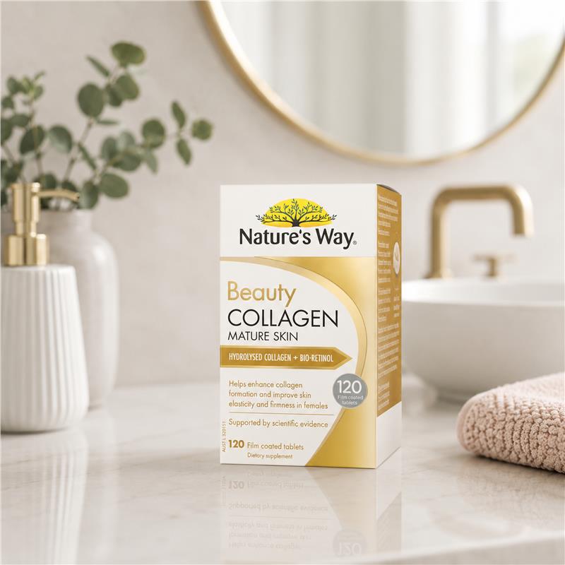 Nature's Way Beauty Collagen Mature Skin 120 Tablets
