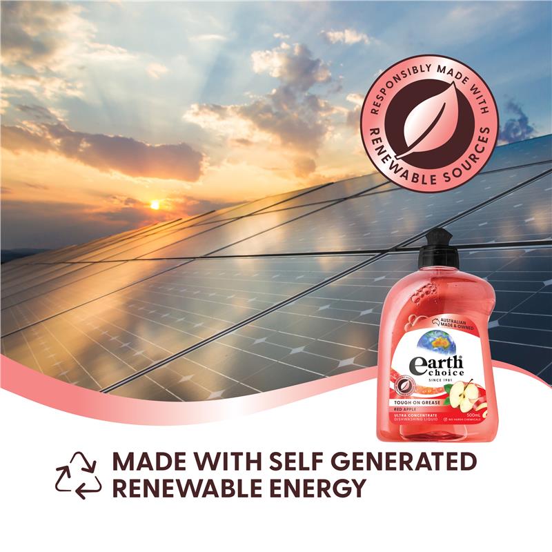 Earth Choice Dishwash Concentrate Red Apple 500ml